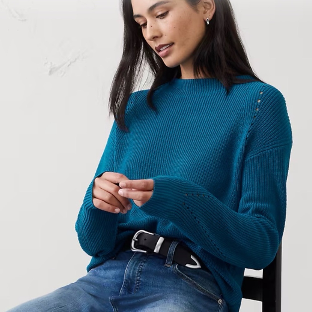 Banana Republic Factory Teal Women's Sweater NWT size M